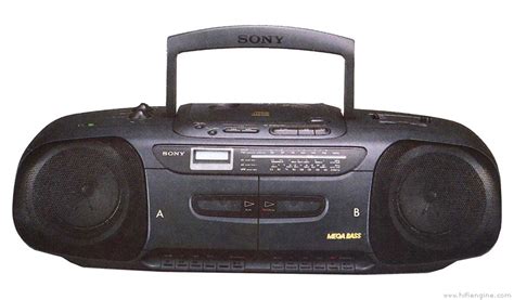 Sony Cfd 110 Manual Portable Cd Radio Cassette Recorder Hifi Engine