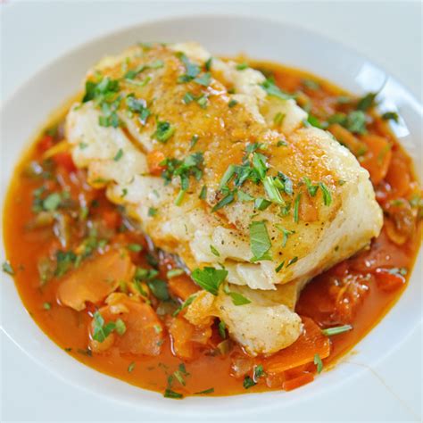 Spicy Braised Spanish Cod With Vegetables Recipe Spain On A Fork