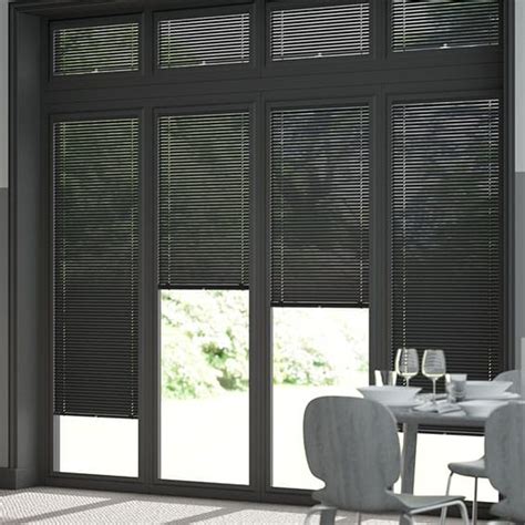 No Drill Blinds Grey Perfect Fit Venetian Blinds For Conservatory