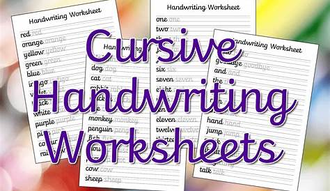 handwriting practice worksheets for kindergarten