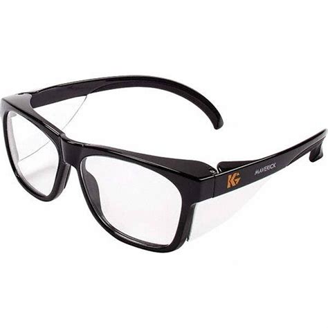 kleenguard clear lenses framed safety glasses anti fog black frame size universal wrap