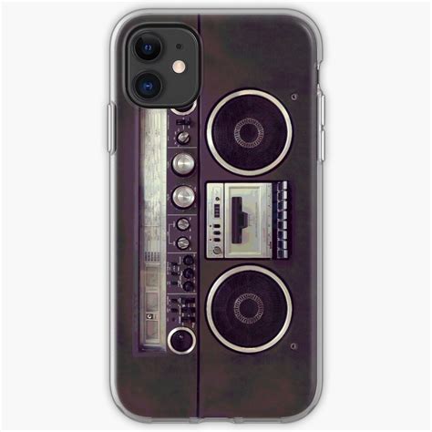 80s Retro Boombox Cassette Player Iphone Case And Cover By Blueplanet