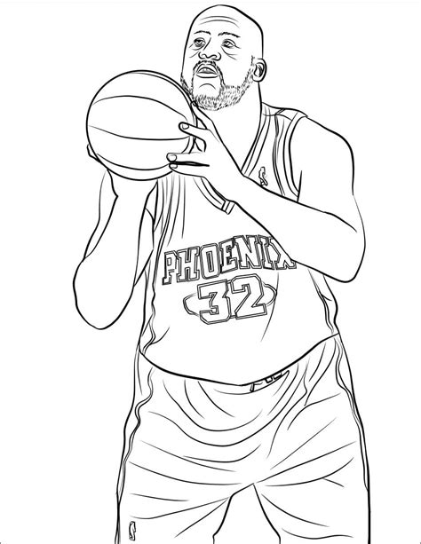 Coloriage NBA à imprimer