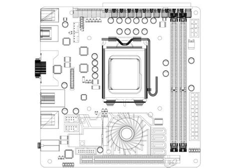 How To Draw A Motherboard