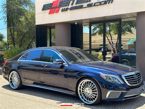 22 Inch Staggered Xix X59 Full Chrome On A 2015 Mercedes Benz S550