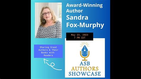 Asb Author Showcase With Sandra Fox Murphy Youtube