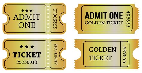 Golden Ticket Template Word 31 Think About Why You Requiring A Ticket