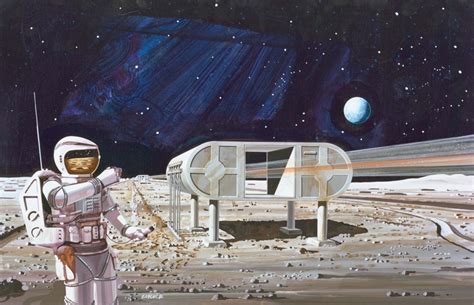 70s Sci Fi Art Nasa Artist Rick Guidices Renditions Of The
