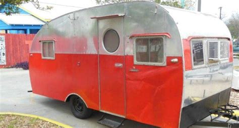 Best Of 6 Images Vintage Canned Ham Trailer Get In The Trailer