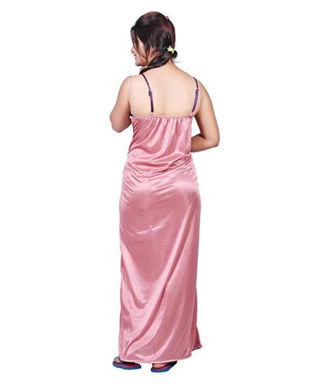 Buy Hafsa Satin Nighty And Night Gowns Multi Color Online At Best Prices In India Snapdeal