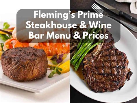 Flemings Prime Steakhouse And Wine Bar Menu With Prices July 2023
