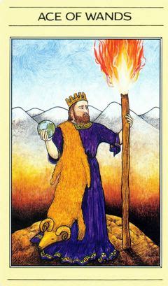 Maybe you would like to learn more about one of these? Card Meaning of Ace of Wands @ Lotus Tarot