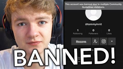 Tommyinnit Was Banned Youtube