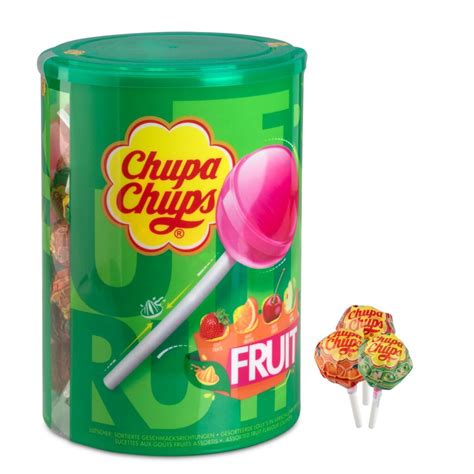 Chupa Chups Lollies Chupa Chups Lolly Fruit Pack Of 100 Chupa