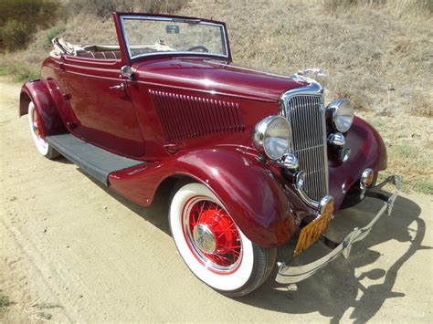 This truck is very very very original. 1934 Ford Cabriolet Flathead V8 for sale #50738 | MCG