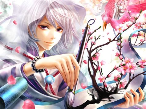 Magic Pen Cherry Blossom Anime Design Hd Wallpaper