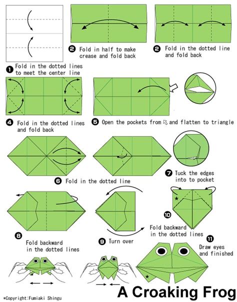 How To Make A Frog Origami Origami