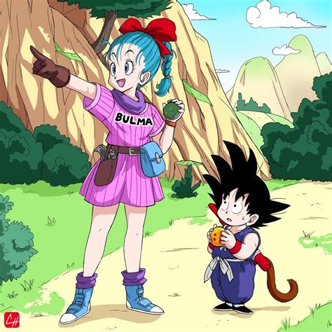 Bulma Y Goku Goku Y Bulma Personajes De Dragon Ball Personajes De Goku