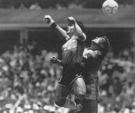 Maradonas Hand Of God Ball To Go Up For Auction