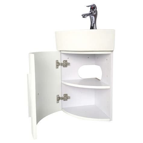 The addition of the small medicine cabinet regardless of the shape and size of your bathroom, a corner bathroom vanity is the easiest way to add a sink or dressing table to your room without. Corner Bathroom Cabinet Sink White Vanity Wall Mount