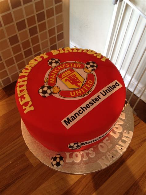 Manchester United Cake Manchester United Cake Birthday Treats Cake