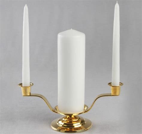 Small Brass Unity Candle Holder Brass Candle Holders Unity Candle