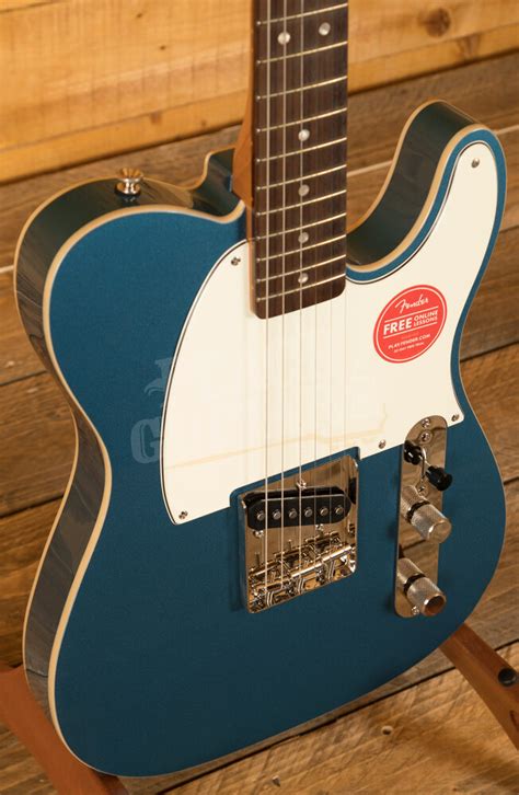 Squier FSR Classic Vibe S Custom Esquire Lake Placid Blue Peach Guitars