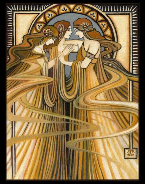 Las Tres Gracias 11x14 Impresión Art Nouveau Bellas Artes Deco Pagan
