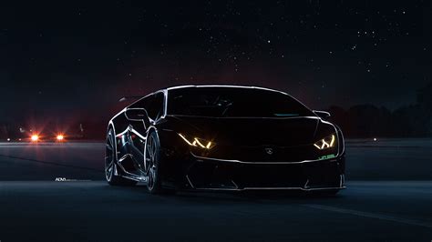 Lamborghini Huracan Black Wallpapers Hd Wallpapers Id 27088
