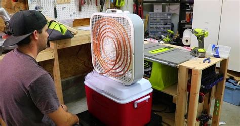 Check spelling or type a new query. DIY/Homemade Air Conditioner - Using a Cooler & Box Fan