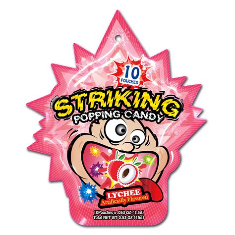 Striking Popping Candy 15g Lychee Flavor Striking Official Website