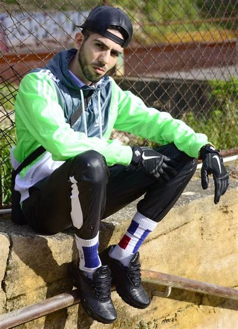 Scally Boy Shiny Jacket Nike Tn Trackies