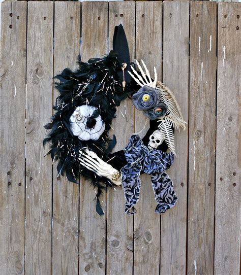 Halloween Wreath Halloween Decorations Halloween Decor | Etsy ...