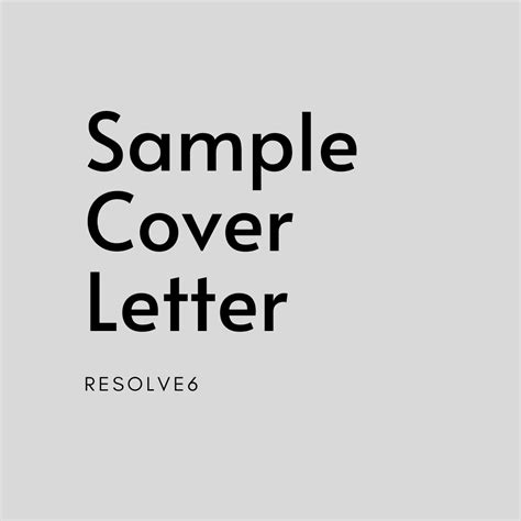 Sample Cover Letter For A Devops Engineer Resolve6