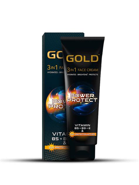 Gold 3 In 1 Face Cream Power Protect 25g Hemas Estore