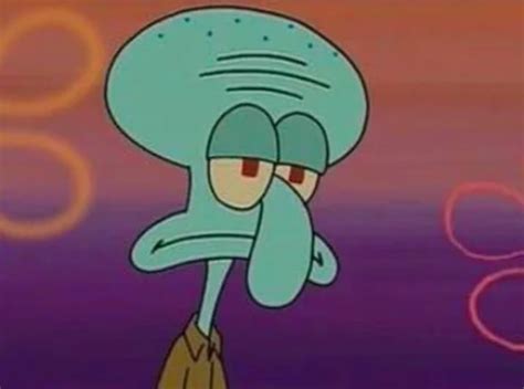 Squidward Sad Blank Template Imgflip