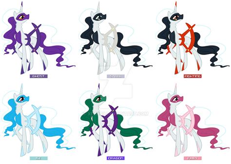 Pony Arceus Types 3 By Xelku9 On Deviantart
