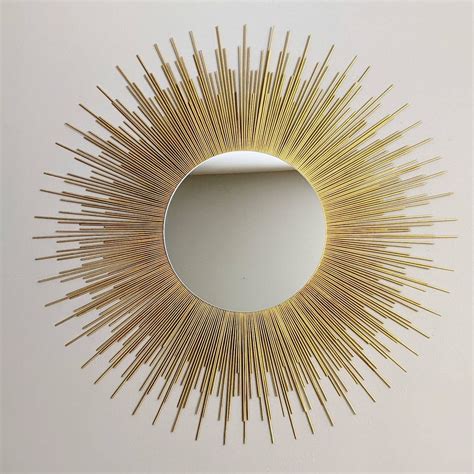 Extra Large 36 Gold Sunburst Mirror Starburst Mirrors Home Etsy