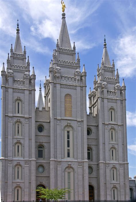 salt lake temple facade of the salt lake temple of the chu… flickr