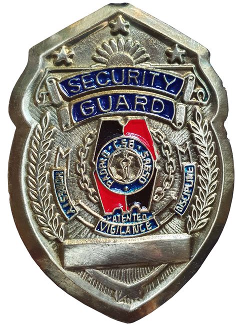 Shooters Arms Manufacturing Incorporated Security Badge