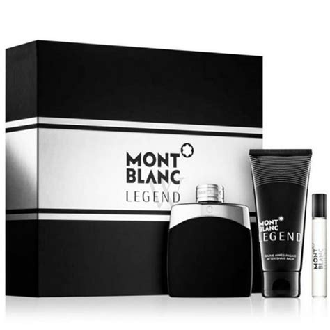 Montblanc Mont Blanc Legend Cologne T Set For Men 3 Pieces