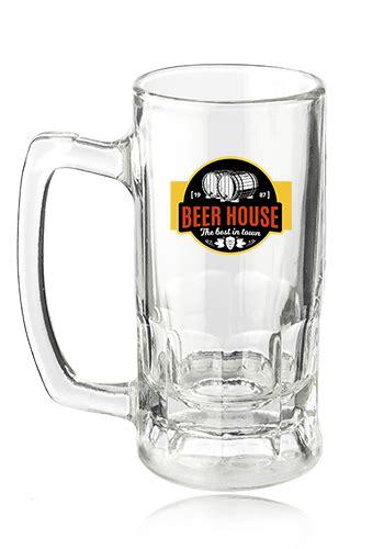 Custom 12 Oz Tarro Glass Beer Mugs Bm22 Discountmugs