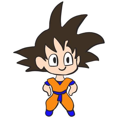 How To Draw Goku Easy Drawing Tutorial For Kids