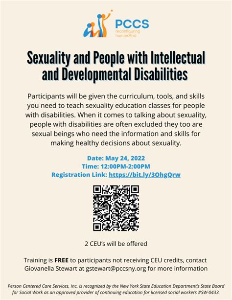 ceu sexuality and people with intellectual and developmental disabilities