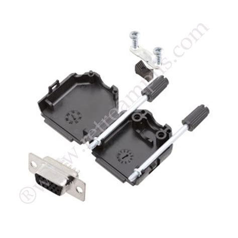 Db15 Female Connector High Density 15 Pin With Black Plastic Case