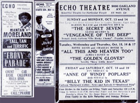 Echo Theatre In Detroit Mi Cinema Treasures