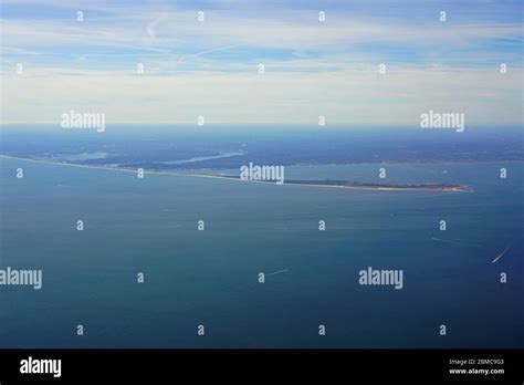 Aerial View Of Sandy Hook And The Jersey Shore In New Jersey Usa Stock Photo Alamy