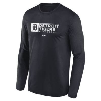 Nike Dri FIT Team MLB Detroit Tigers Men S Long Sleeve T Shirt Nike Com