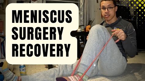 Meniscus Surgery Recovery Vlog 1 Week Post Op Youtube