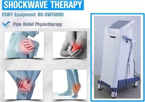 10 50 Bar Eswt Shockwave Therapy Machine Physiotherapy Pneumatic